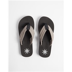 Rubber slides, Men, Black