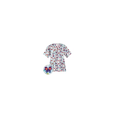 Happy Scrubs® Oh Happy Day Amazing Aqua Scrub Top