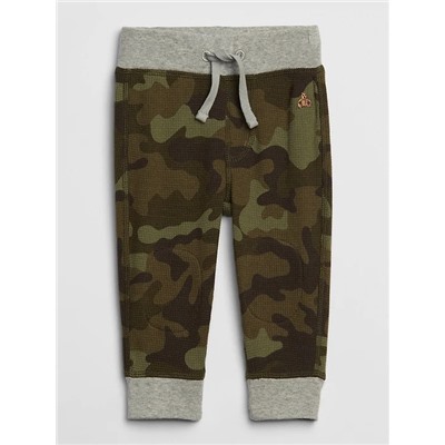 Baby Brannan Bear Waffle-Knit Pants