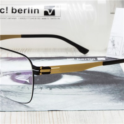IB00017 - Оправа ic!Berlin Sandro K. sun gold + футляр