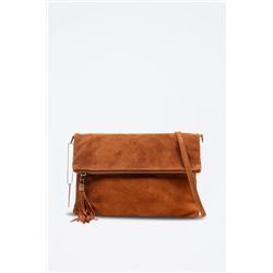 Bandolera de nobuk Alzano Camel