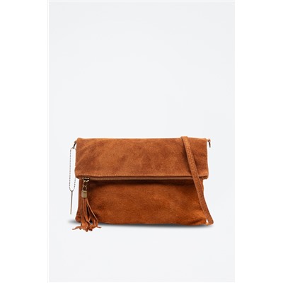 Bandolera de nobuk Alzano Camel