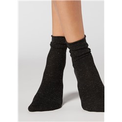 Kurze Sportsocken mit Strass