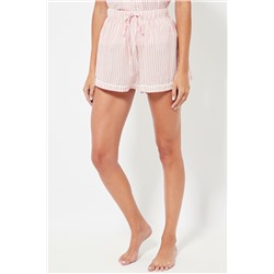 Short de pijama cintura alta - Rosa