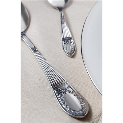 La Papillion 42 Parça Çatal Bıçak Kaşık Seti -  Silver