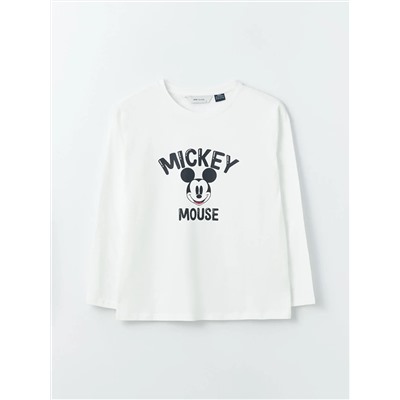 LC Waikiki Bisiklet Yaka Mickey Mouse Baskılı Uzun Kollu Kadın Pijama Takımı, LCW DREAM                                            
                                            Bisiklet Yaka Mickey Mouse Baskılı Uzun Kollu Kadın Pijama Takımı