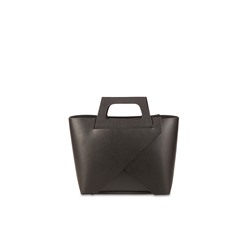 Bolso de piel y neceser Rita Negro