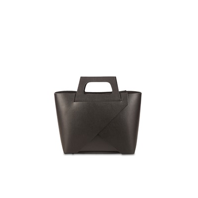 Bolso de piel y neceser Rita Negro