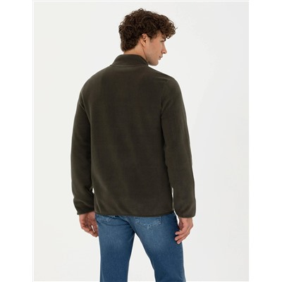 Haki Regular Fit Sweatshirt