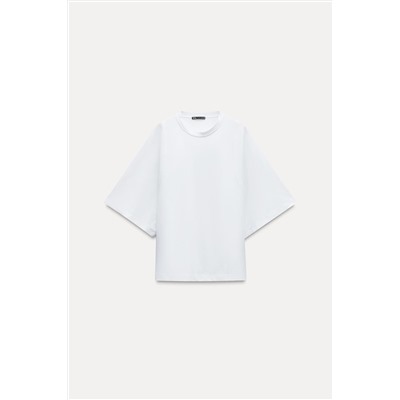 KIMONO SLEEVE COTTON T-SHIRT