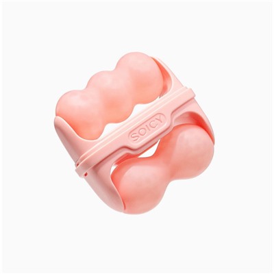 [MEZONICA] Массажер для лица и тела розовый роликовый ОХЛАЖДАЮЩИЙ Soicy 30 Pink, 1 шт