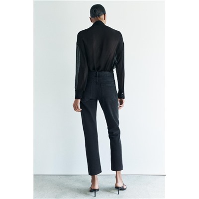 ZW COLLECTION RELAXED SLIM FIT MID-RISE JEANS