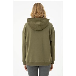 Kadın Haki Sweatshirt
