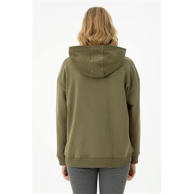 Kadın Haki Sweatshirt
