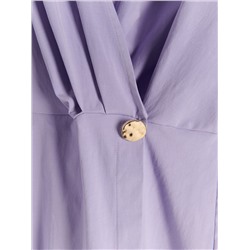 Kurzer Jumpsuit aus Baumwollmischung