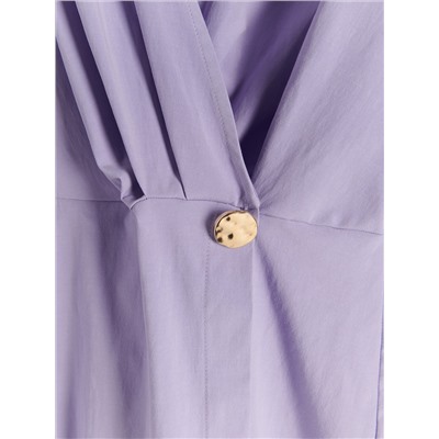 Kurzer Jumpsuit aus Baumwollmischung
