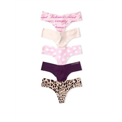 SEXY ILLUSIONS BY VICTORIA'S SECRET 5-pack No-show Thong Panties