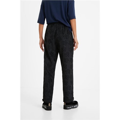 Pantalón largo floral