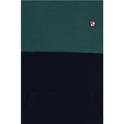Erkek Yeşil Kapüşonlu Sweatshirt