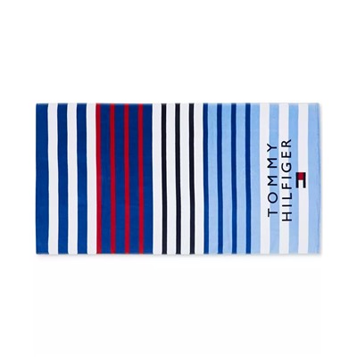 TOMMY HILFIGER Mixed Breton Beach Towel, 36" x 70"