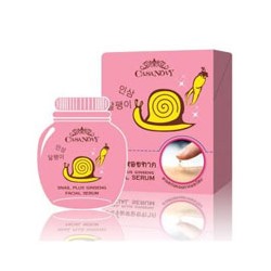 Серум для лица с женьшенем и слизью улитки от Casanovy 10 мл / Casanovy Snail Plus Ginseng Facial Serum 10ml