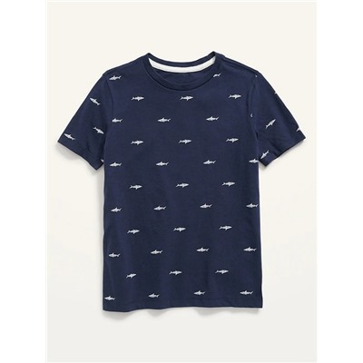 Vintage Crew-Neck Tee for Boys