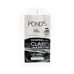 МИНЕРАЛЬНАЯ ГЛИНА МАСКА ДЛЯ ЛИЦА 8 ГР / POND'S PURE WHITE MINERAL CLAY MASK D-TOXX TREATMENT 8 G