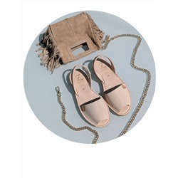 КОМБО Ab.Zapatos • 3106-8 • crudo+ Итальянская мини сумочка AB.Z · Pelle · Miniflec beig АКЦИЯ