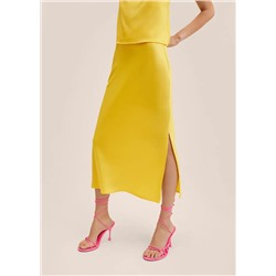 Falda midi abertura -  Mujer | MANGO OUTLET Melilla