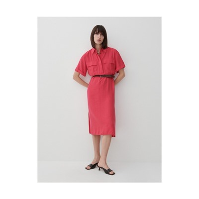 Midihemdblusenkleid mit einem hohen Anteil an Modal™