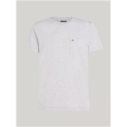 Heather Cotton Pocket T-Shirt