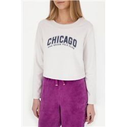 Kadın Taş Bisiklet Yaka Sweatshirt