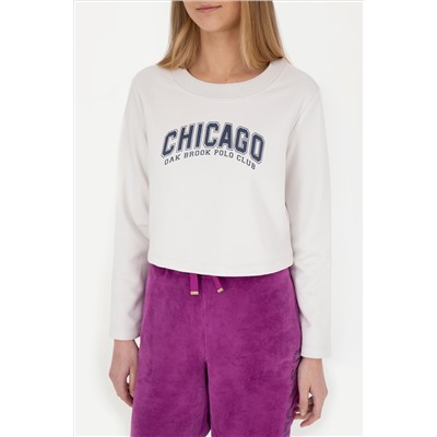 Kadın Taş Bisiklet Yaka Sweatshirt