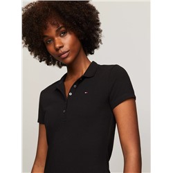 Stretch Cotton Slim Fit Polo Dress
