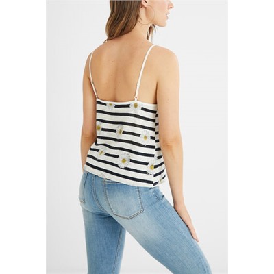 Camiseta tirantes margaritas