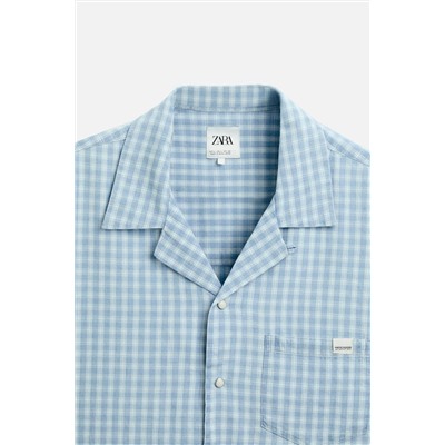 CAMISA DENIM CUADROS