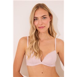 Sujetador triangular CHARMING encaje rosa