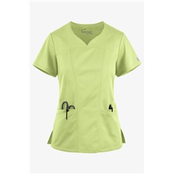 Butter-Soft STRETCH Women's 4-Pocket Sweetheart Neck Scrub Top