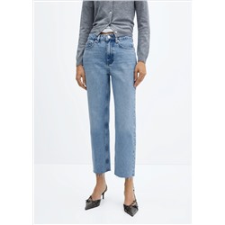 Jeans rectos tiro alto