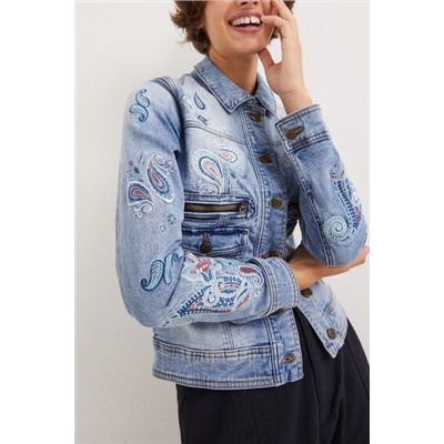 Chaqueta vaquera paisley