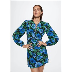 Vestido estampado floral -  Mujer | MANGO OUTLET España
