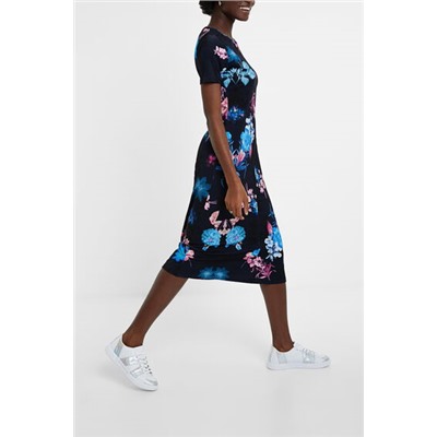 Vestido camisetero flores