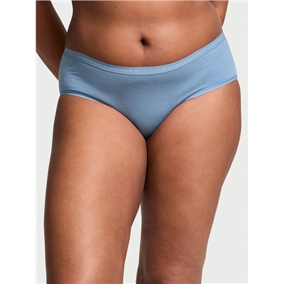 Stretch Cotton Rib Hiphugger Panty