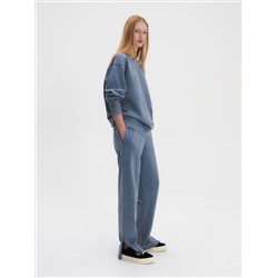 RE.DESIGN Sweatshirt aus Baumwolle mit Wascheffekt