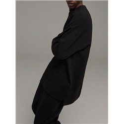 Basic Sweatshirt aus Baumwolle