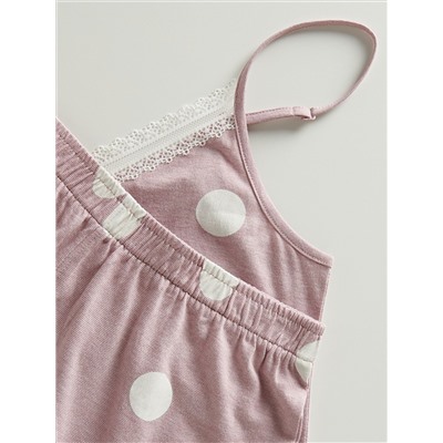 Pyjama-Set mit Punkten