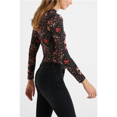 Body slim floral 100% Lyocell