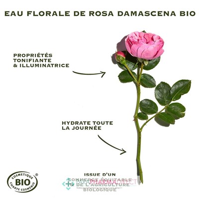 Sanoflore Crème Rosa Fresca - Soin Riche Hydratation Intense BIO 40 ml