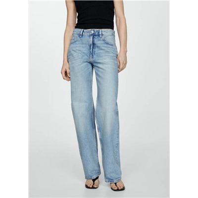 Jeans rectos tiro medio
