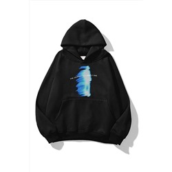 TrendizUnisex Journey Sweatshirt Hoodie Siyah
